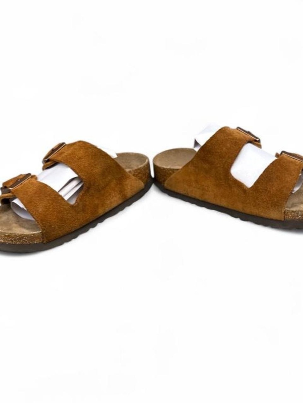 Birkenstock Arizona Mink Brown Suede Soft Footbed Sandals EU 36 Women’s 5 Narrow - Picture 4 of 8